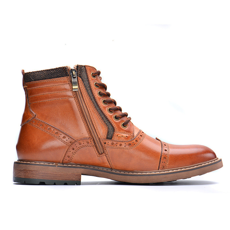 Men Casual High Top Martin Boots Fashion