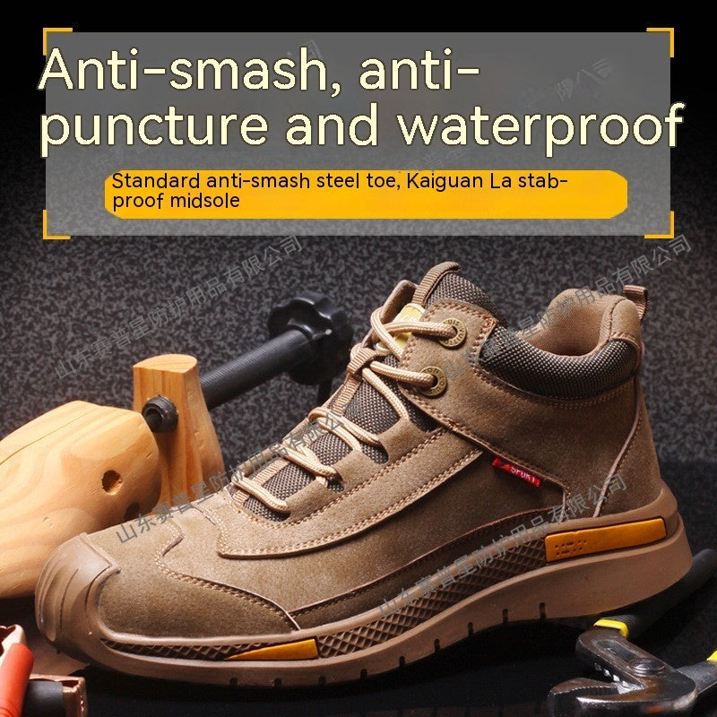 Protective Steel Toe High-Top Shoes