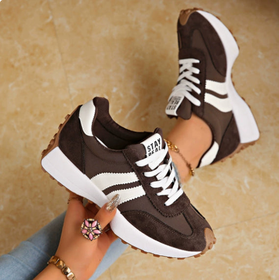 Women's Retro Chunky-soled Casual Sneakers
