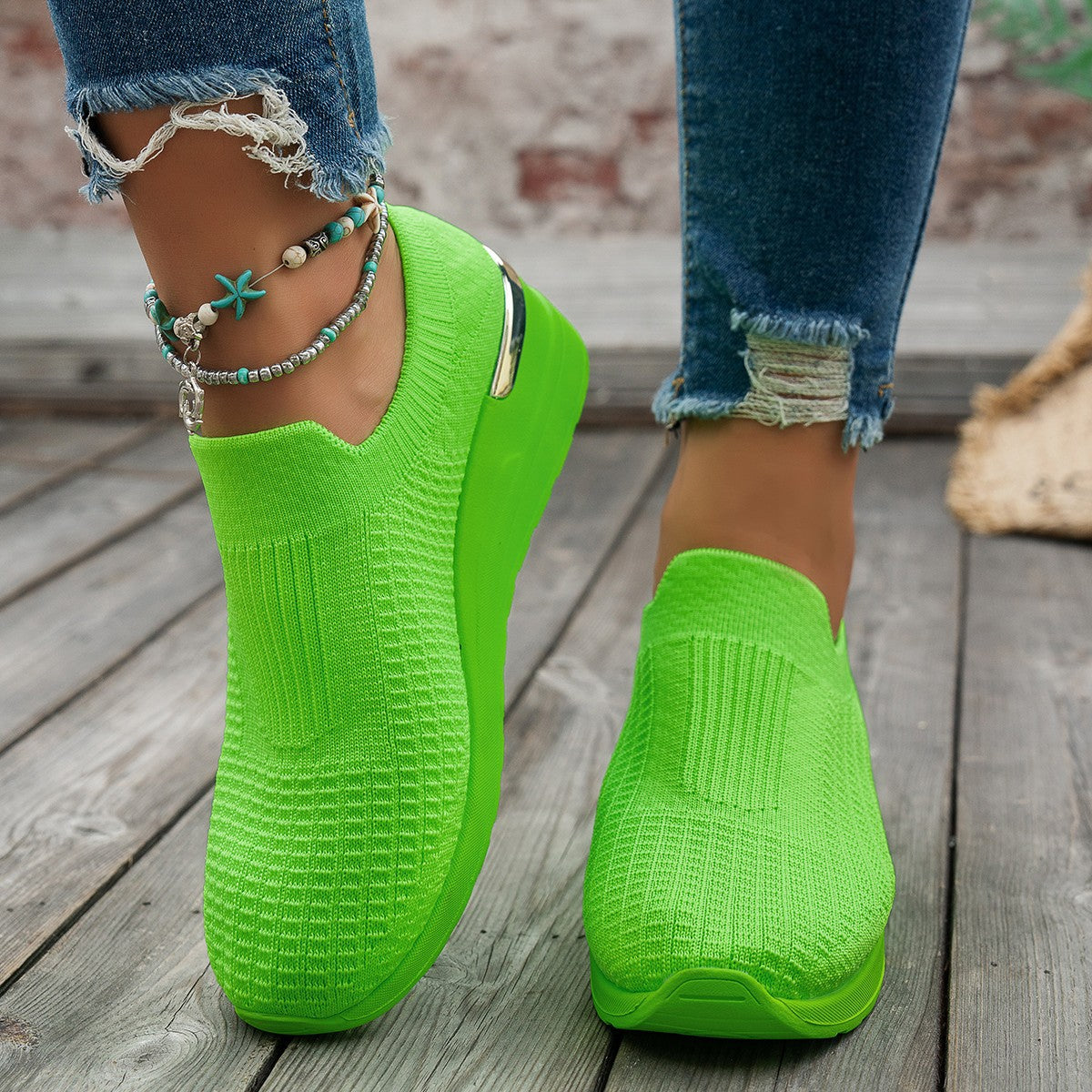 Women's Flyknit Mesh Sports-Casual Sneakers