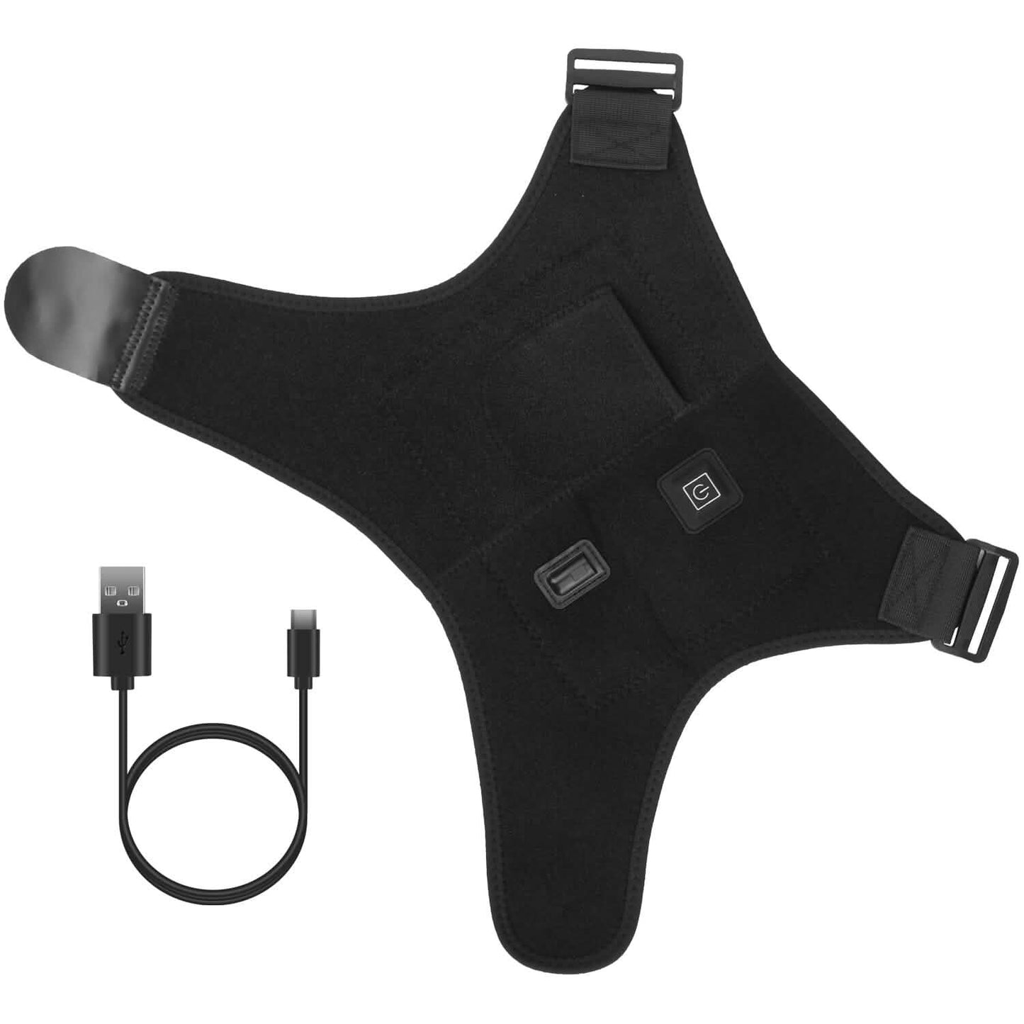Electric Heating Pad Therapy Shoulder Heating Wrap Compression Sleeve