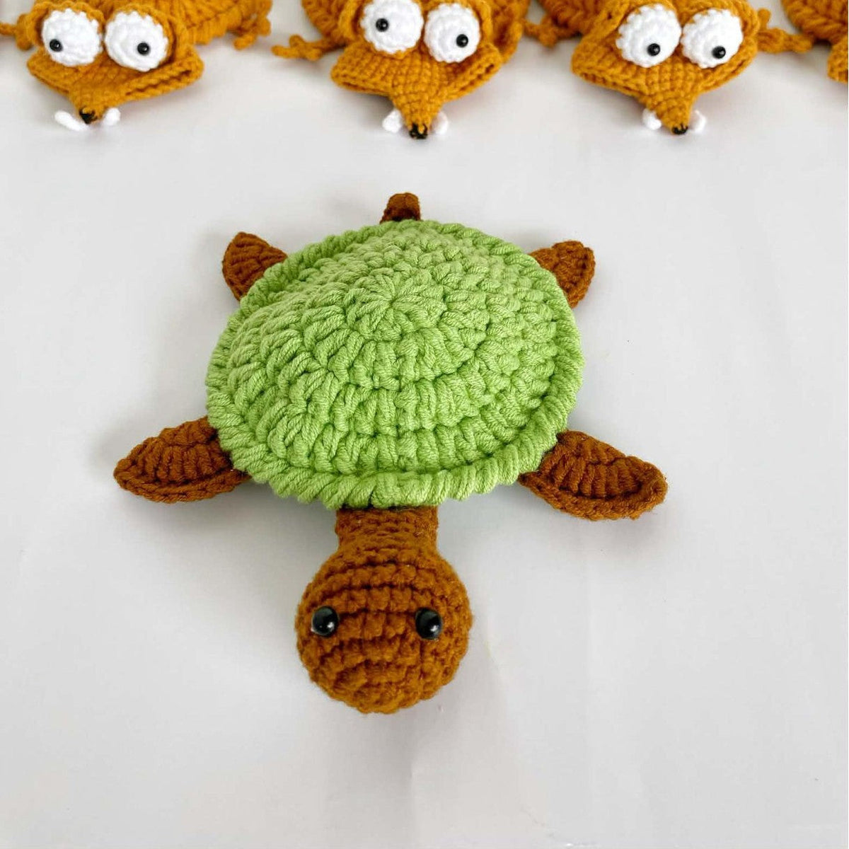 Handmade Crochet Animal Coasters Turtle Squirrel Heat Insulating Pad Creative Desk Coaster Home Decor