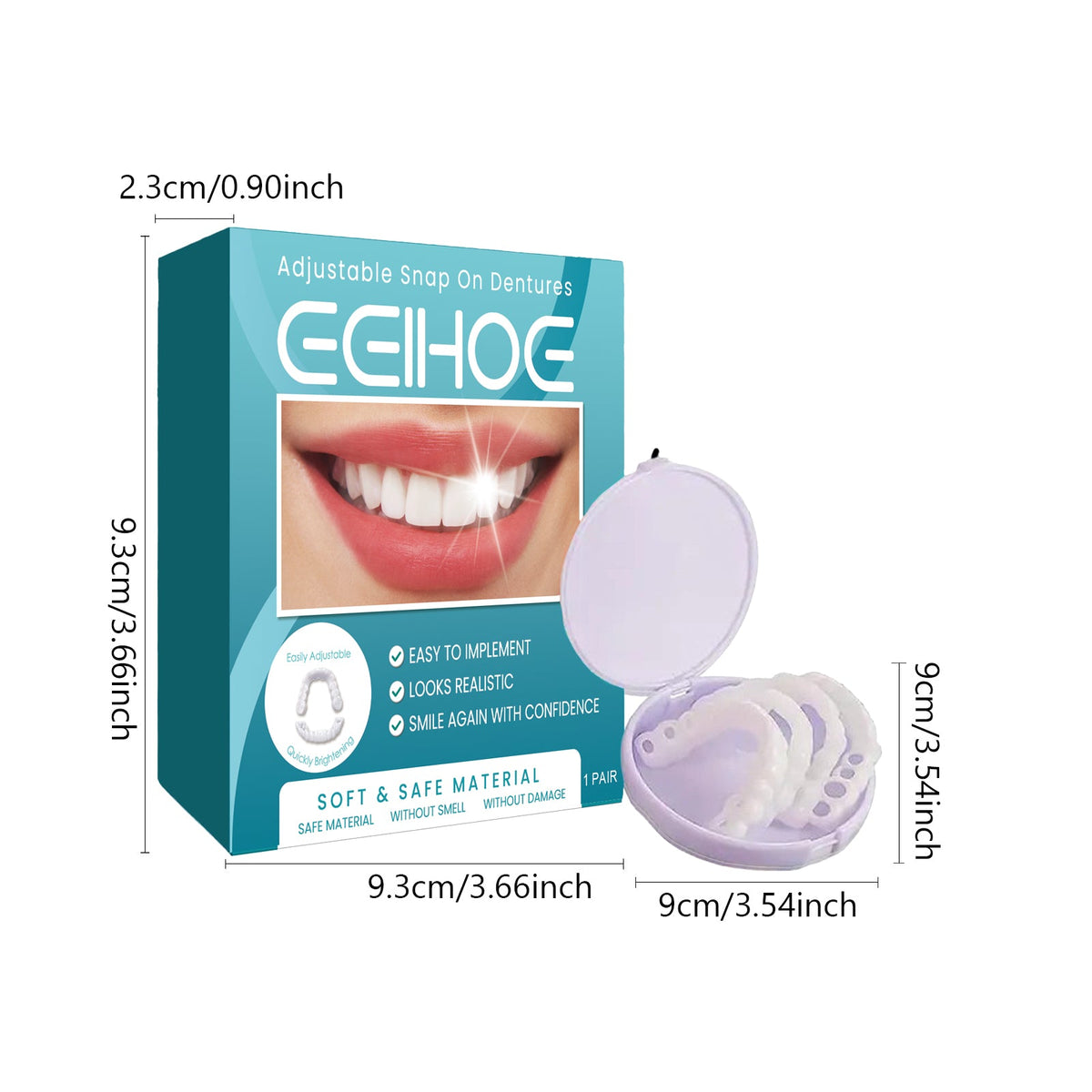 Tooth Comfort Care Set For Daily Oral Hygiene Gentle Teeth And Gum Care Kit Fresh Breath Essentials Easy To Use Compact Set For Home And Travel 1 Pair Per Box