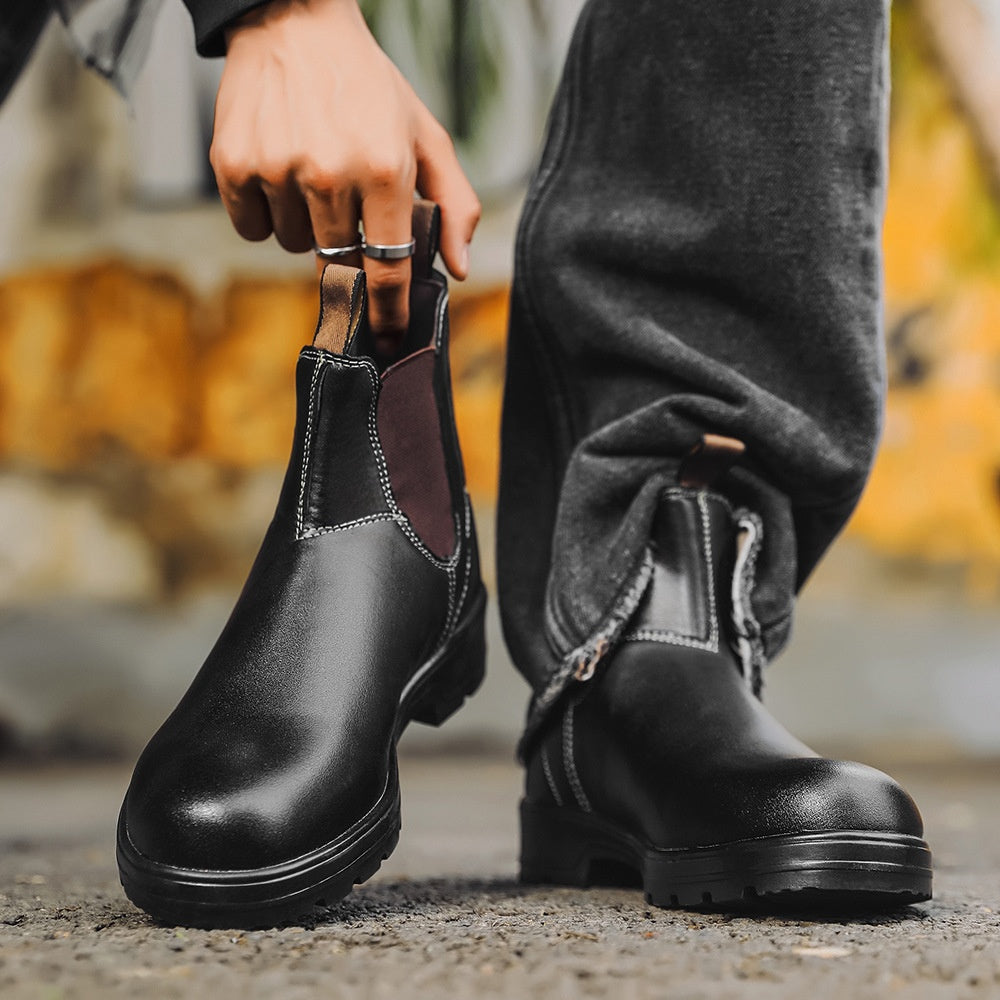 Vintage Leather Chelsea Boots