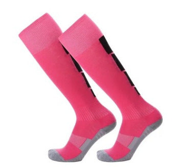 Men's Training Socks Thickeneded Towel Bottom Cushioning Comfortable Pvc Dispensing Non-Slip Socks Sweat-Absorbent Breathable Mid-Calf Football Socks