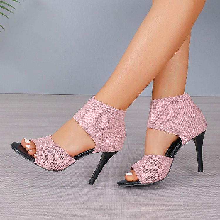 Women's Fish Mouth Hollow Heels