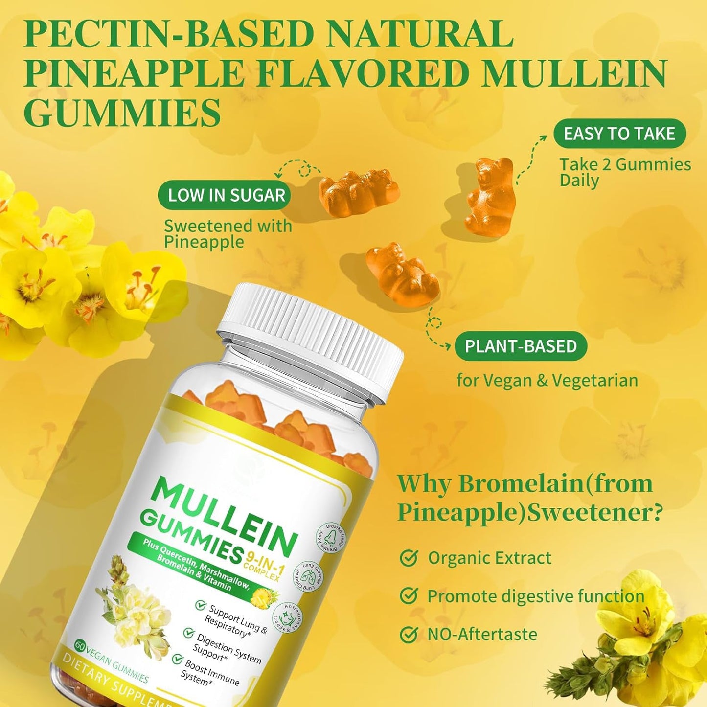 New Product Buddleja Soft Candies With Quercetin