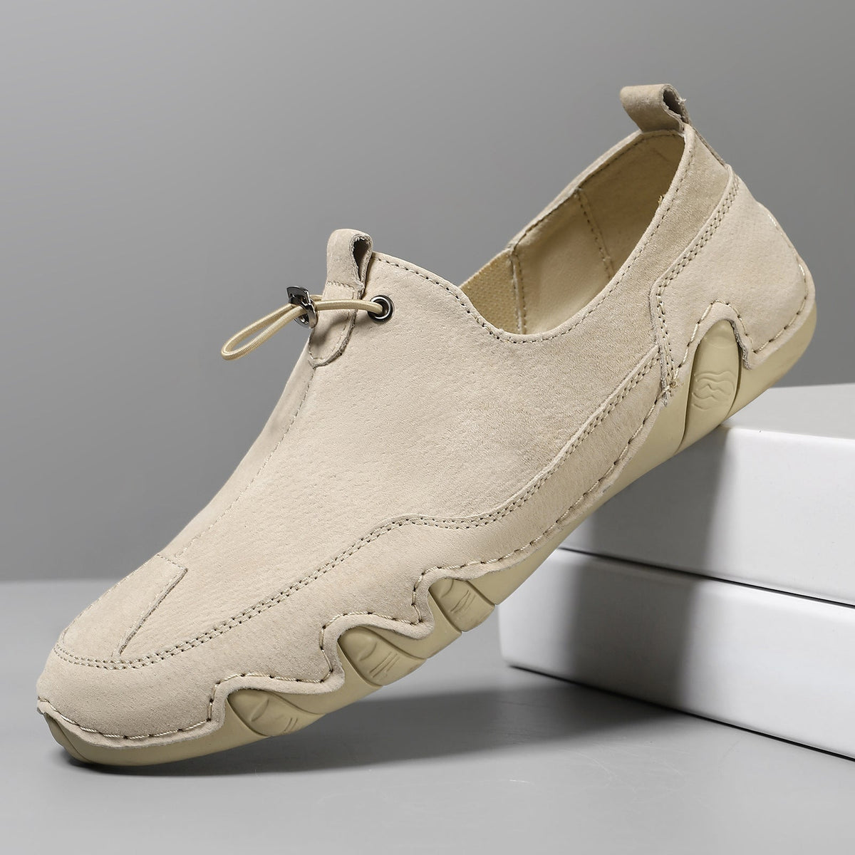 Men's Plus Size Genuine Leather Sports Shoes