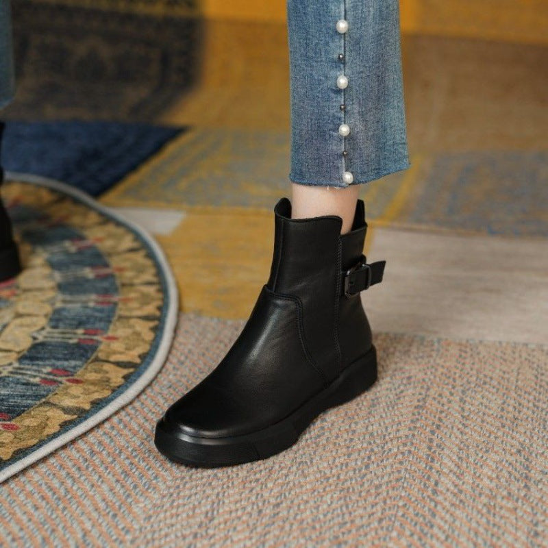 Women's Platform Martin Boots