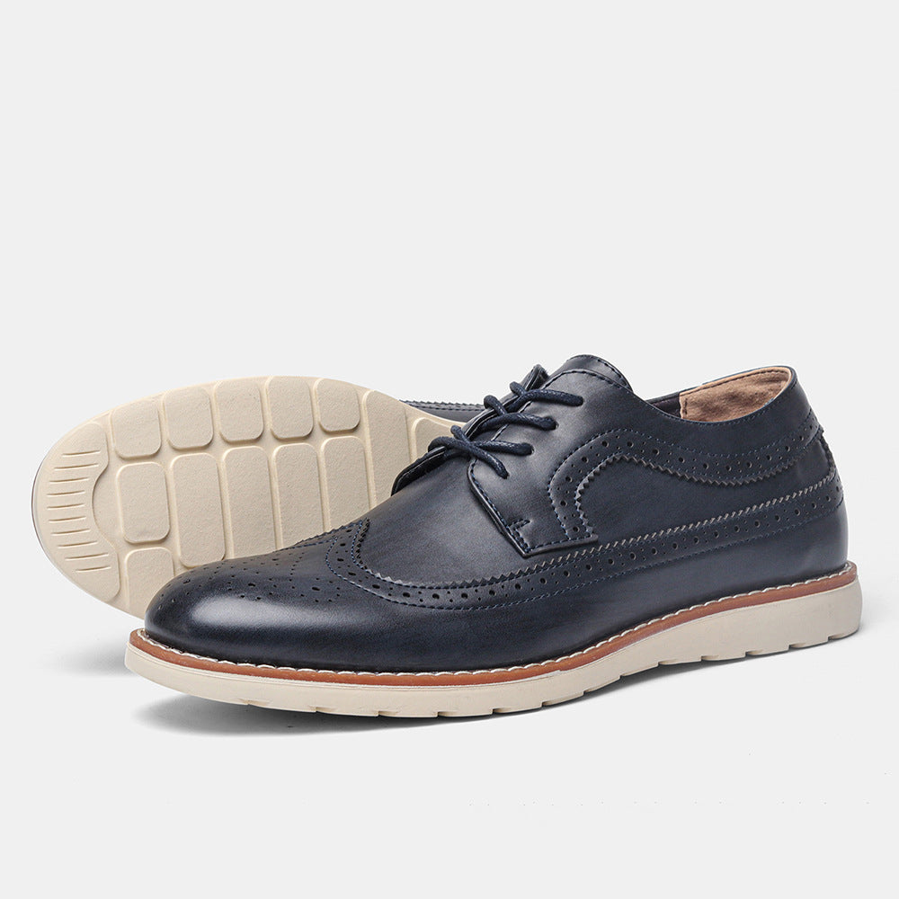 Men's Ultra-light Brogue Casual Sneakers
