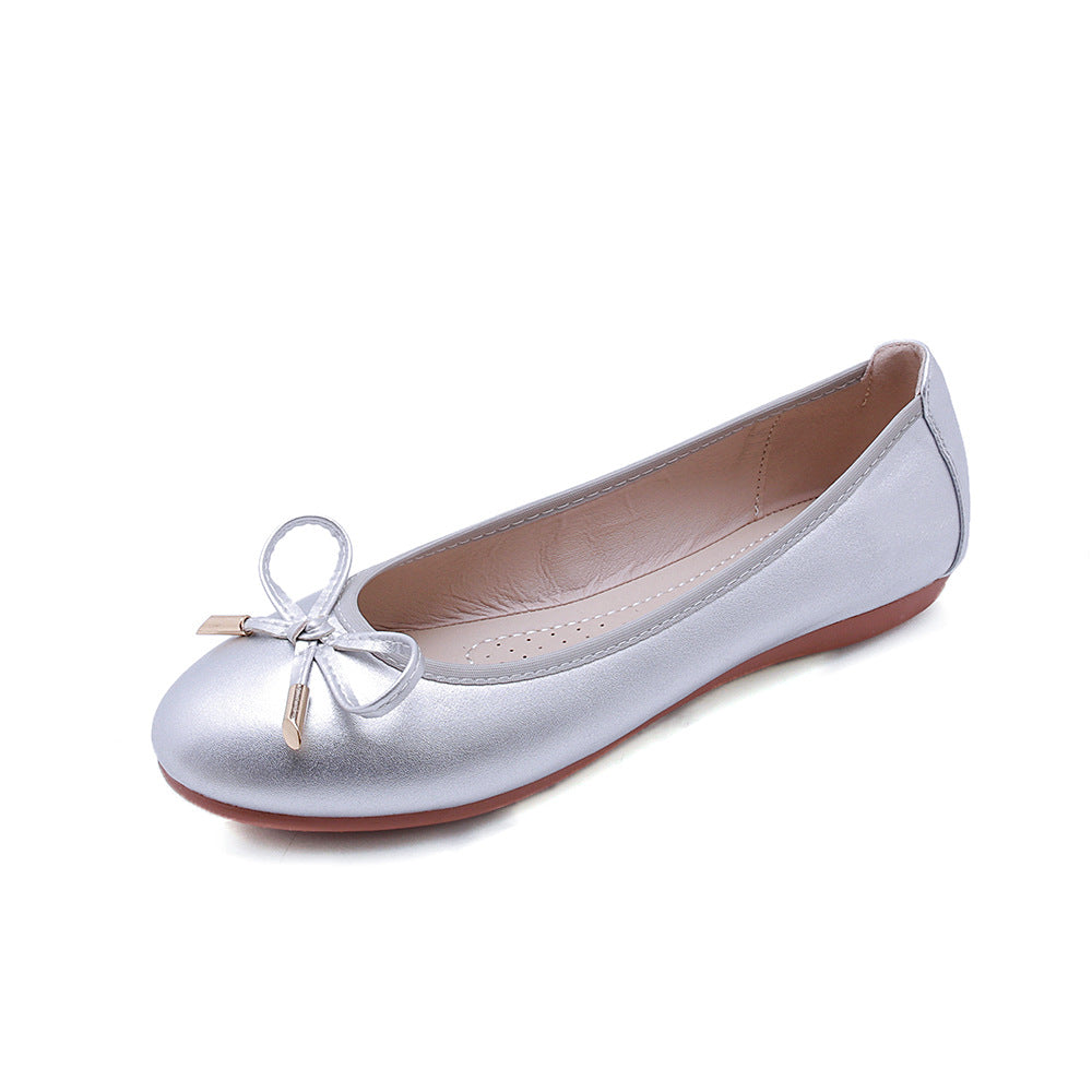 Foldable Bow Ballet Flats