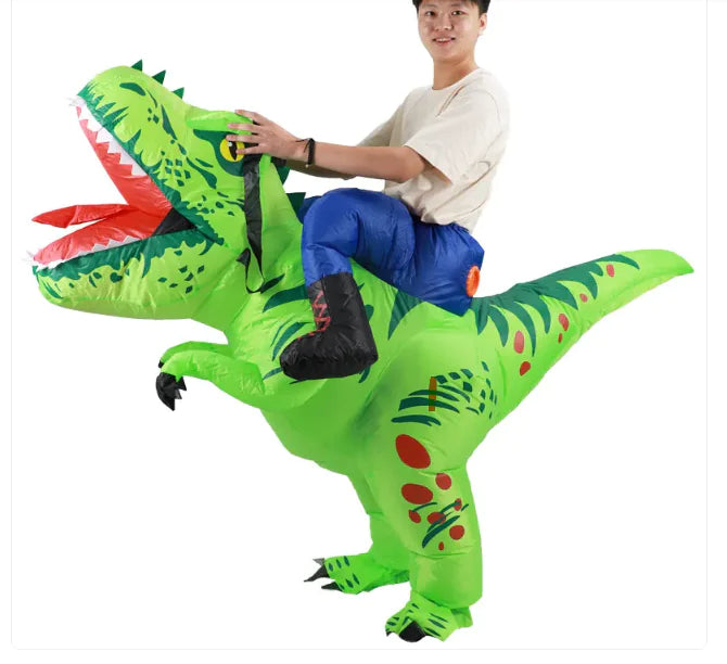 Festival Party Funny Parent-child Activity Heart Running Dragon Inflatable Clothing - # BOAA31310001