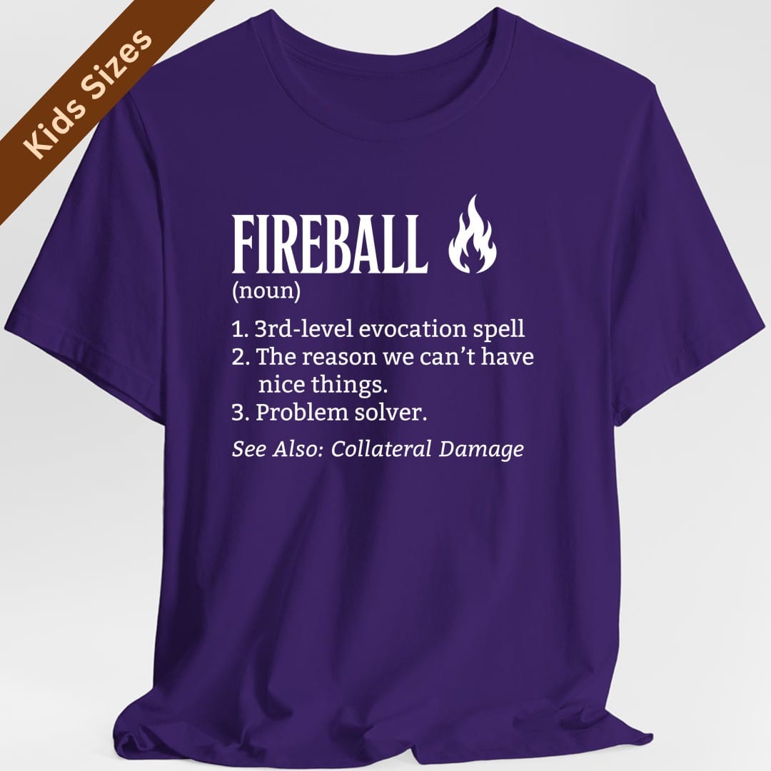 Fireball Definition Kids T-Shirt