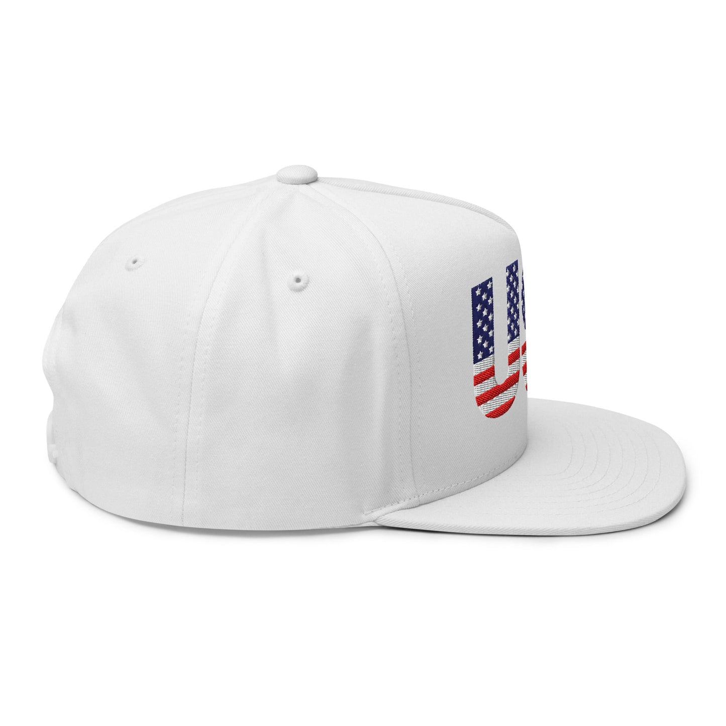 EE. UU. - Gorra de visera plana - Bordado a 1 cara