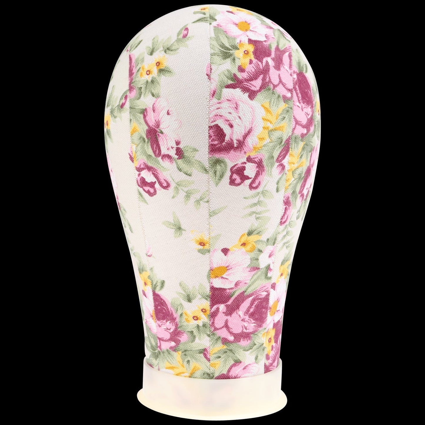 Flower Print Poly Block Canvas Head 21"
