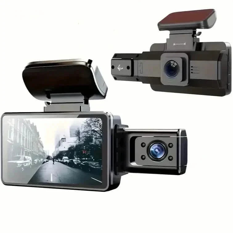 Full HD 1080P Dual Car Dash Cam Night Vision with Front and Inside view