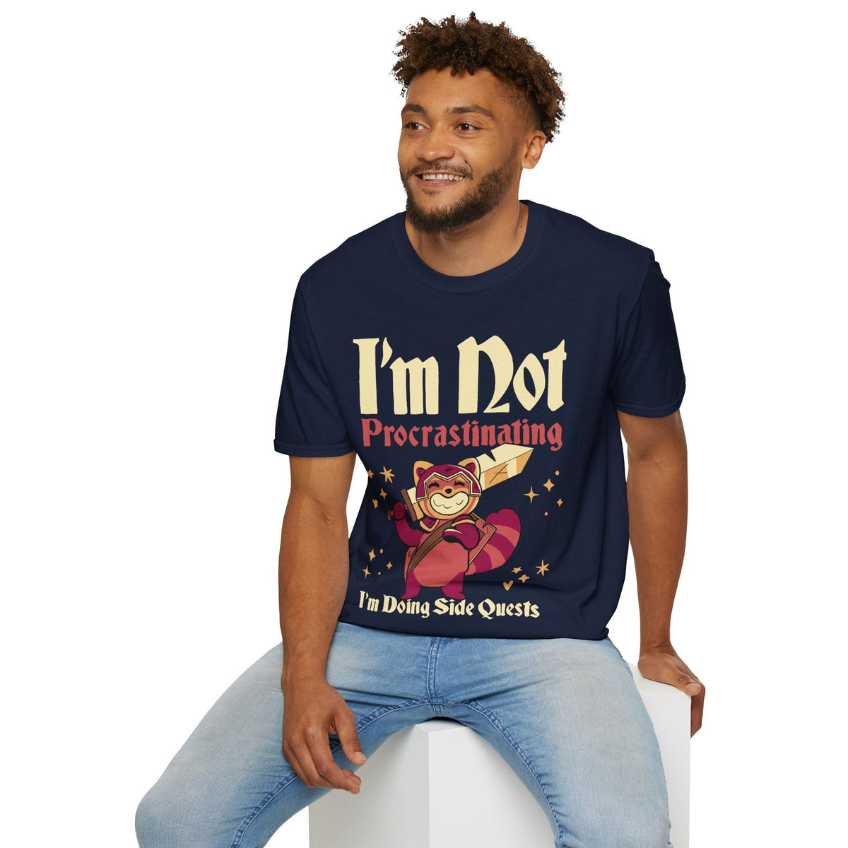 Camiseta Divertida de Calabozos y Dragones - No estoy Procrastinando, Estoy Haciendo Misiones Secundarias