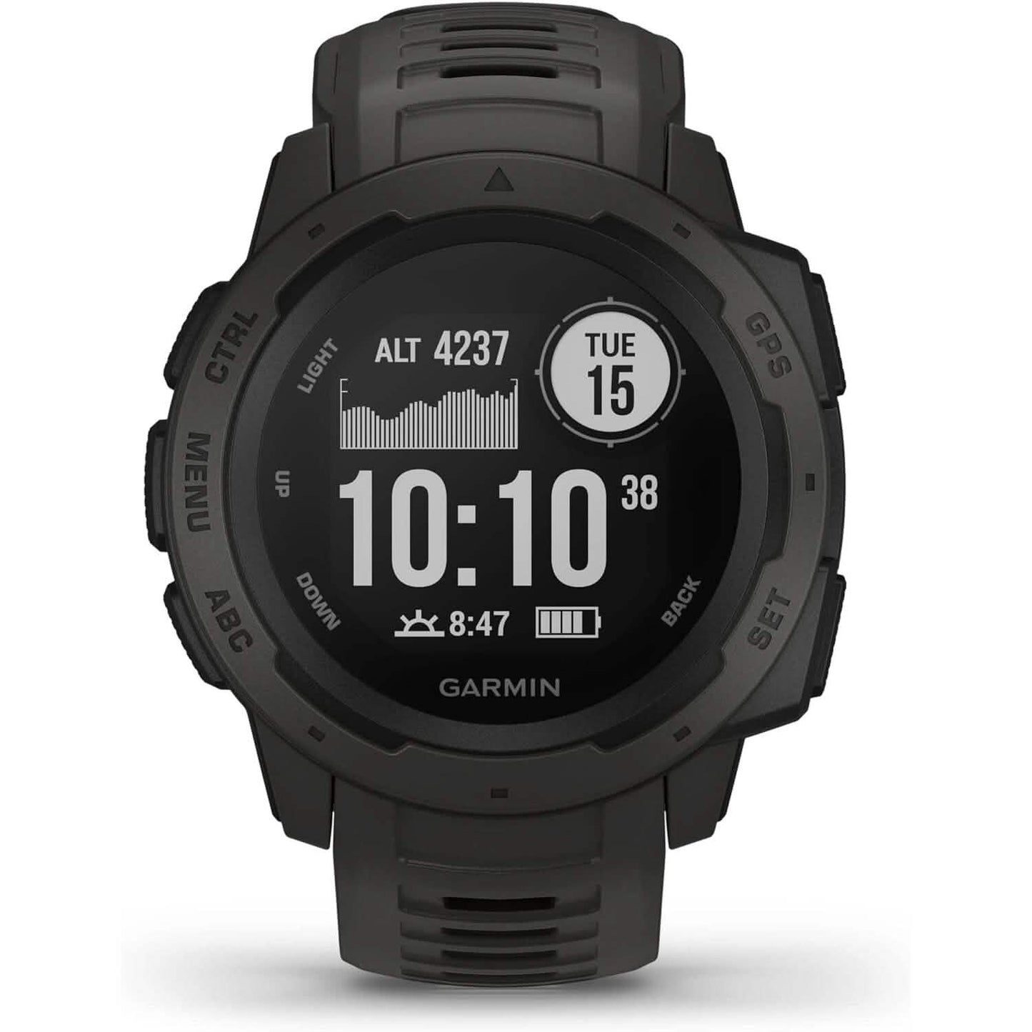 Garmin Instinct, Rugged Outdoor Watch with GPS (Refurbished)