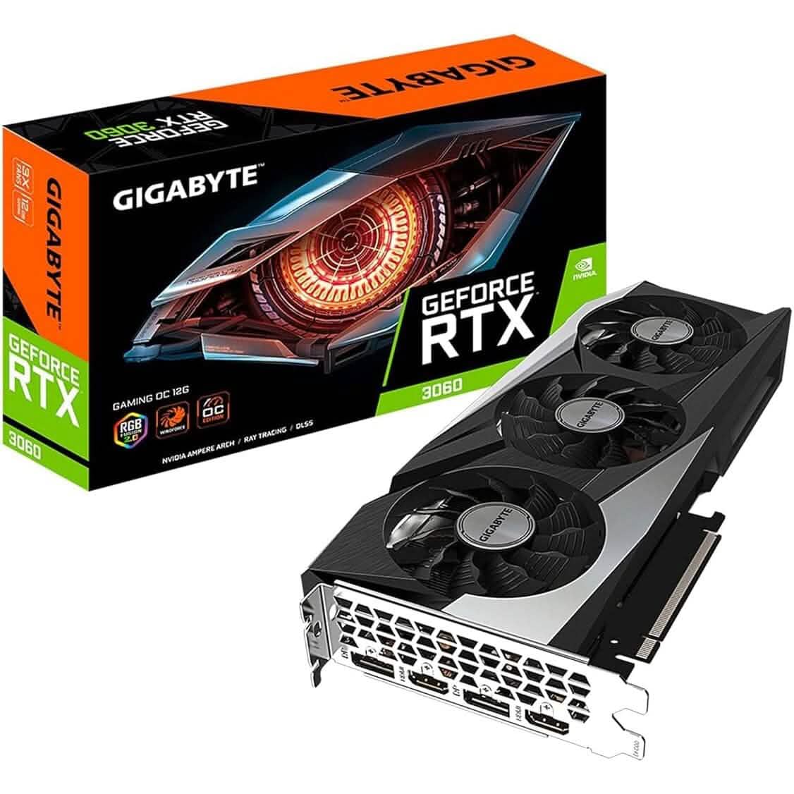 Gigabyte GeForce RTX 3060 Gaming OC 12G (REV2.0) Graphics Card (Refurbished)