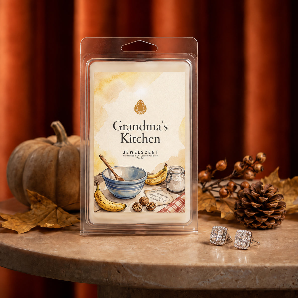 Grandma's Kitchen Mystery Jewelry Wax Tart