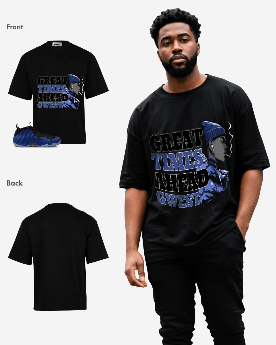 G West Great Times Ahead Camiseta Oversize para Hombre