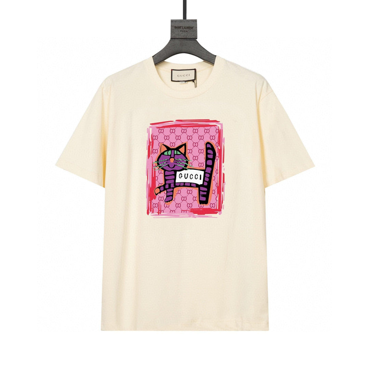 Gucci T-Shirt Without Collar 'Beige'