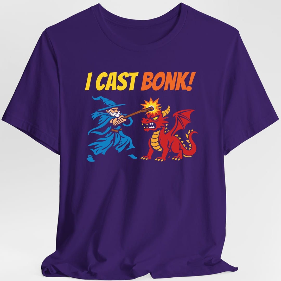 I Cast Bonk Funny D&D T-Shirt