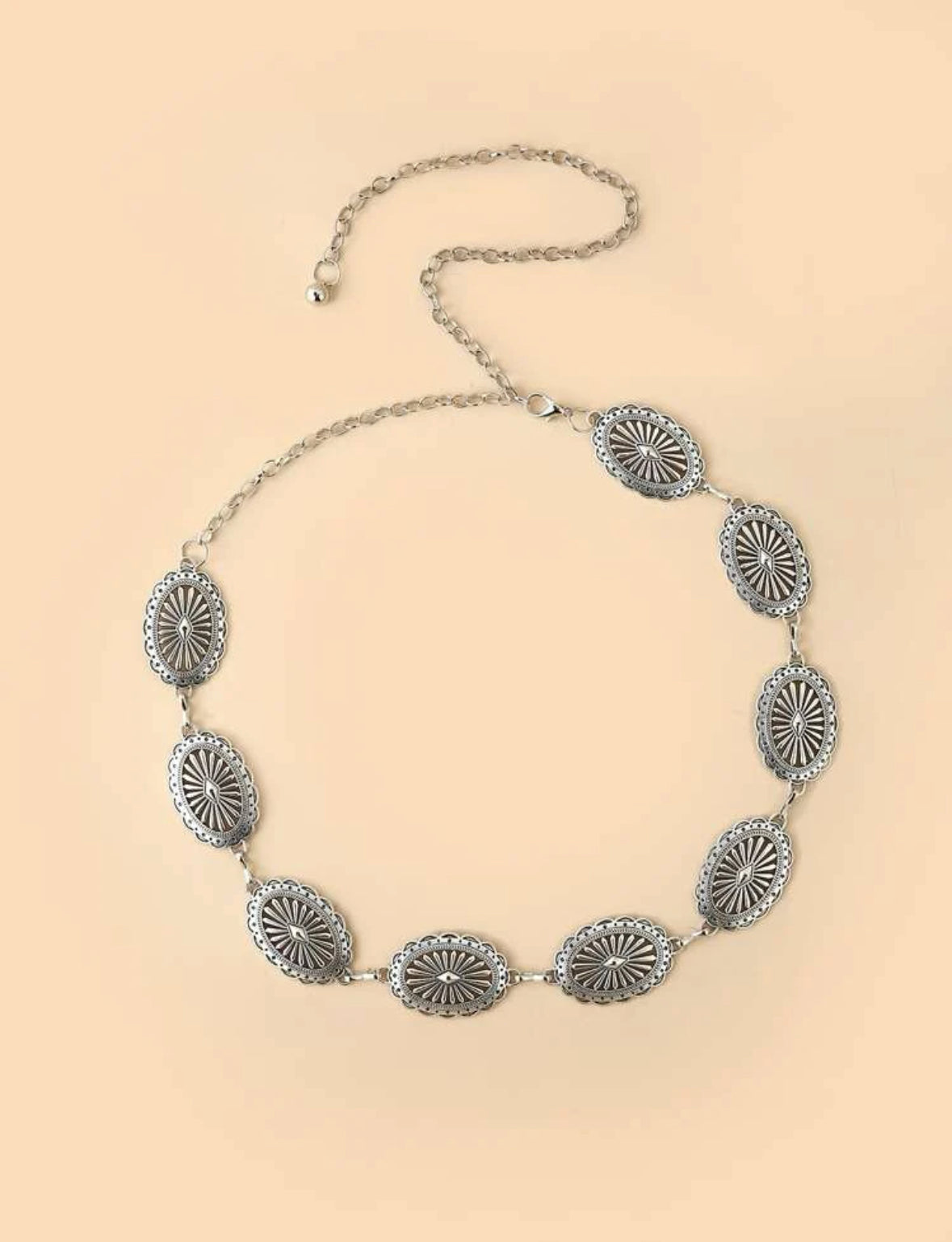 Silver Conch Belt