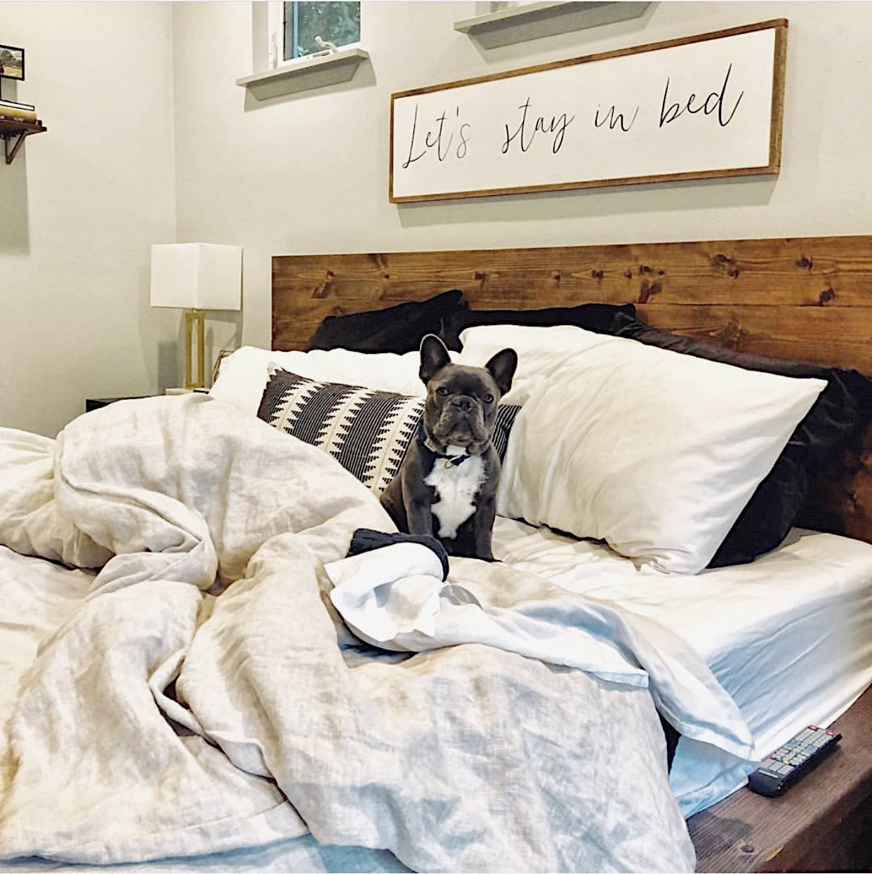 Let’s stay in bed Wall hanging