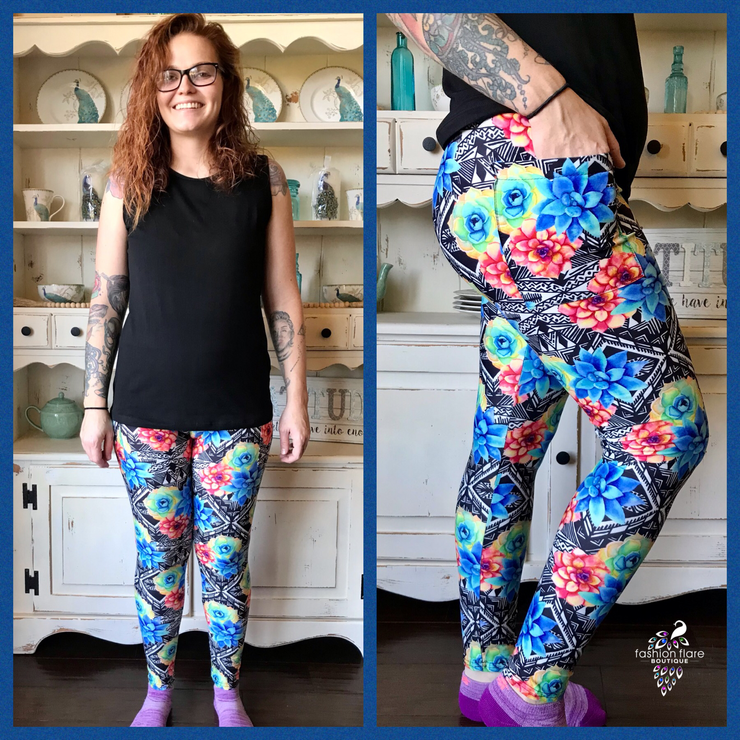 Leggings - Geométricos Florales (TUS)
