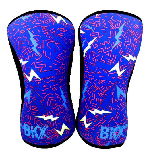 Bear KompleX Knee Sleeves - Lightning with REVERSIBLE Blue