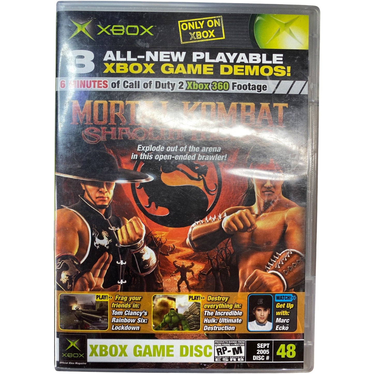 Disco de demostración de la revista oficial Xbox 48 - Xbox