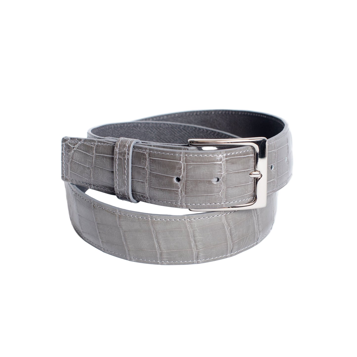 Full Skin Belt, Light Grey Glazed