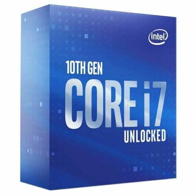 Intel Core i7-10700K Processor (5.1 GHz, 8 Cores, Socket LGA1200, Box) - BX8070110700K (Refurbished)