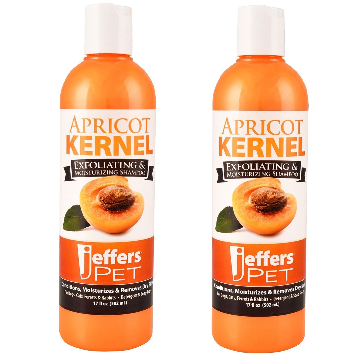 Champú Exfoliante e Hidratante para Mascotas con Hueso de Albaricoque Jeffers