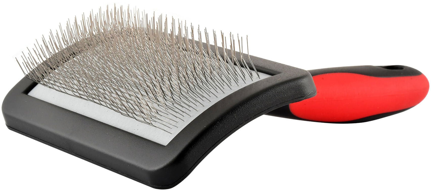 Jeffers Dual Level Pin Universal Slicker Pet Grooming Brush
