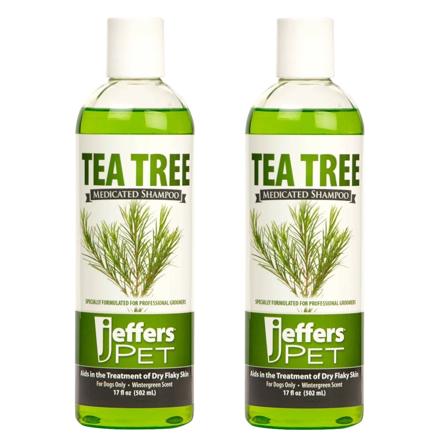 Champú medicado Jeffers Pet Tea Tree (Melaleuca) para perros con piel seca