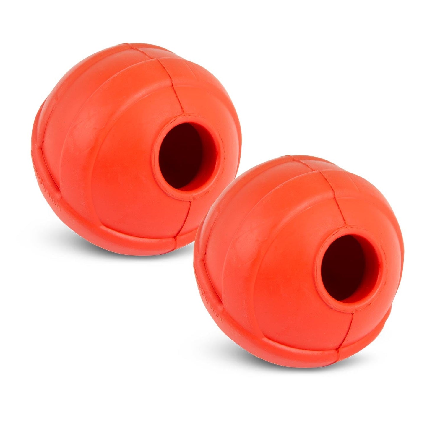 Juguete masticable para perros dispensador de golosinas de caucho natural Jeffers Red Orbits Ball
