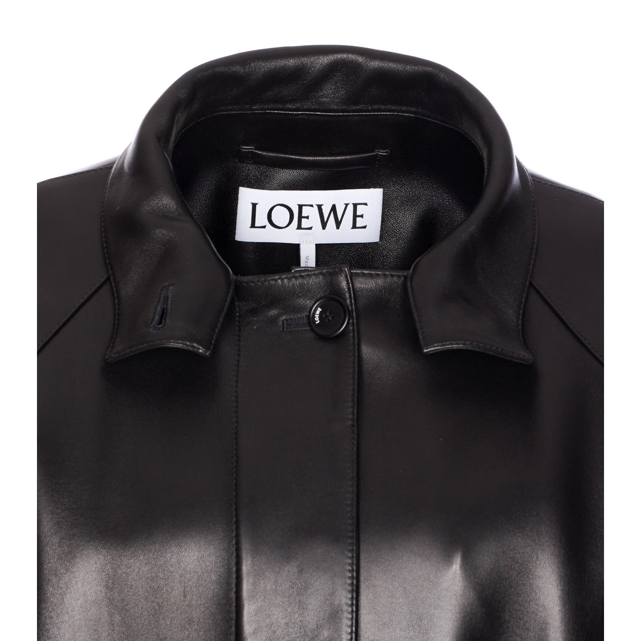 Loewe Women Leather Short Trench