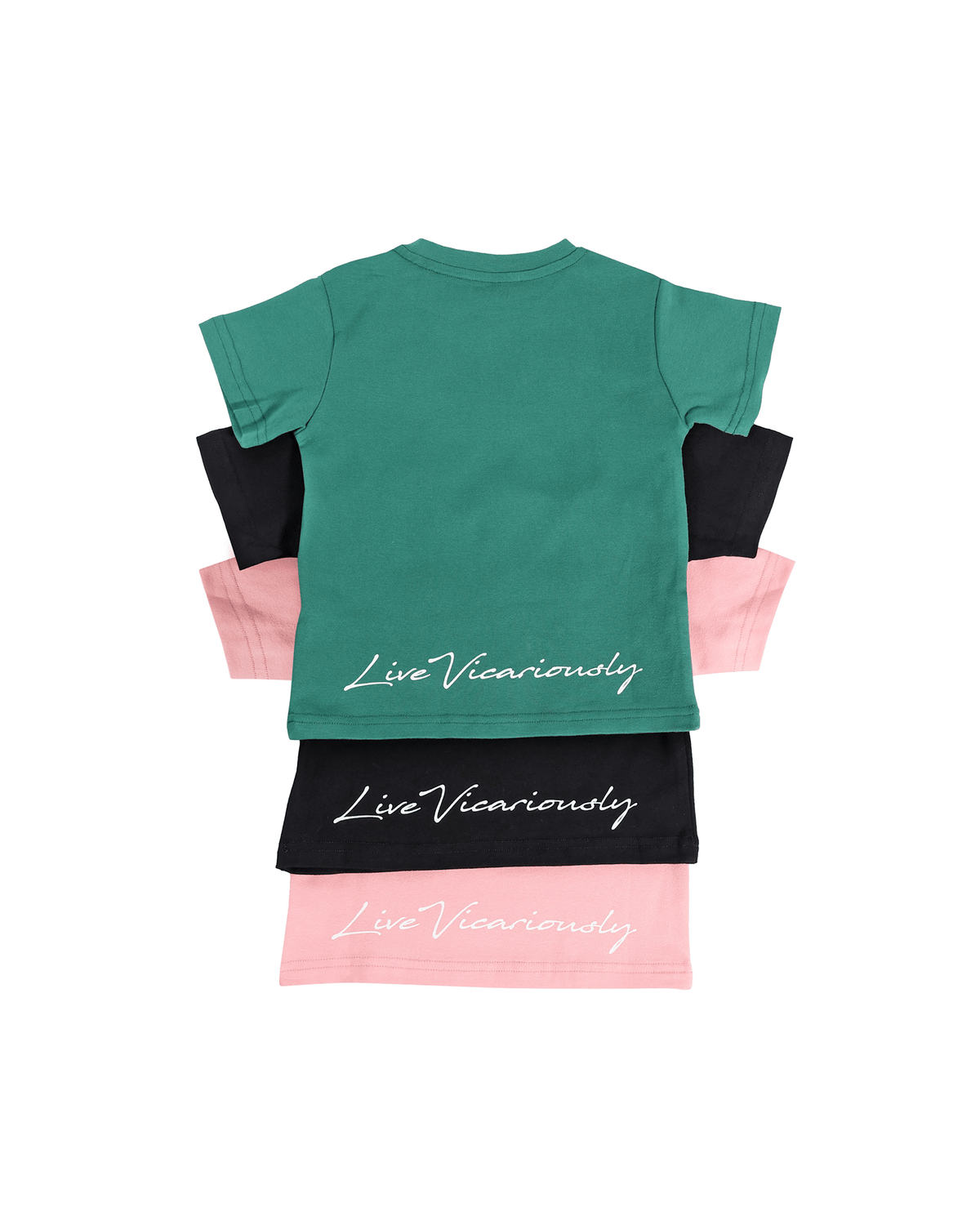 Live Vicariously Graphic Tee - Black