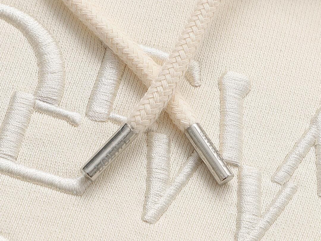 Loewe Relaxed fit hoodie in cotton Beige