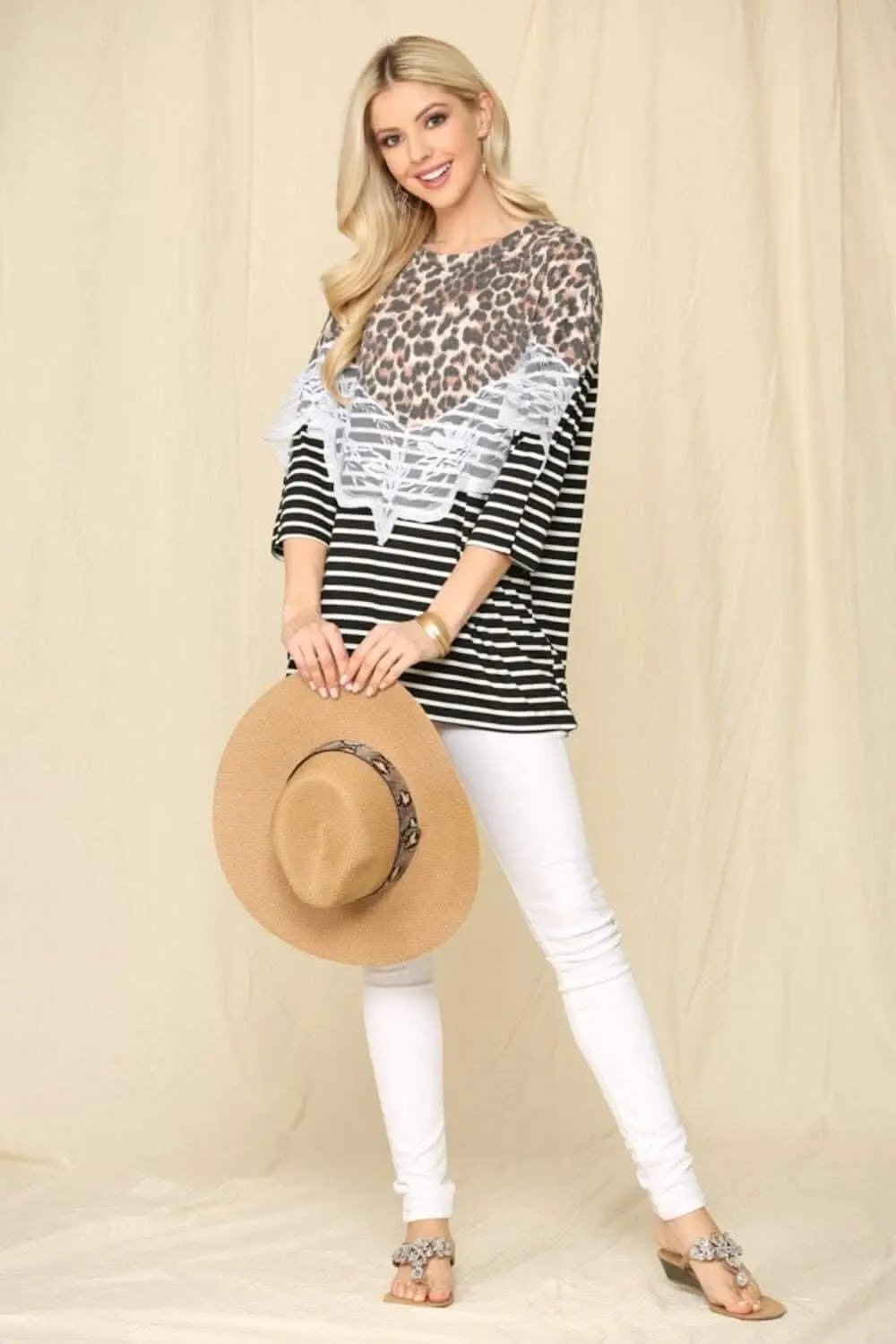 Women's T-Shirt - Soft & Stylish - Leopard Print Everyday Top