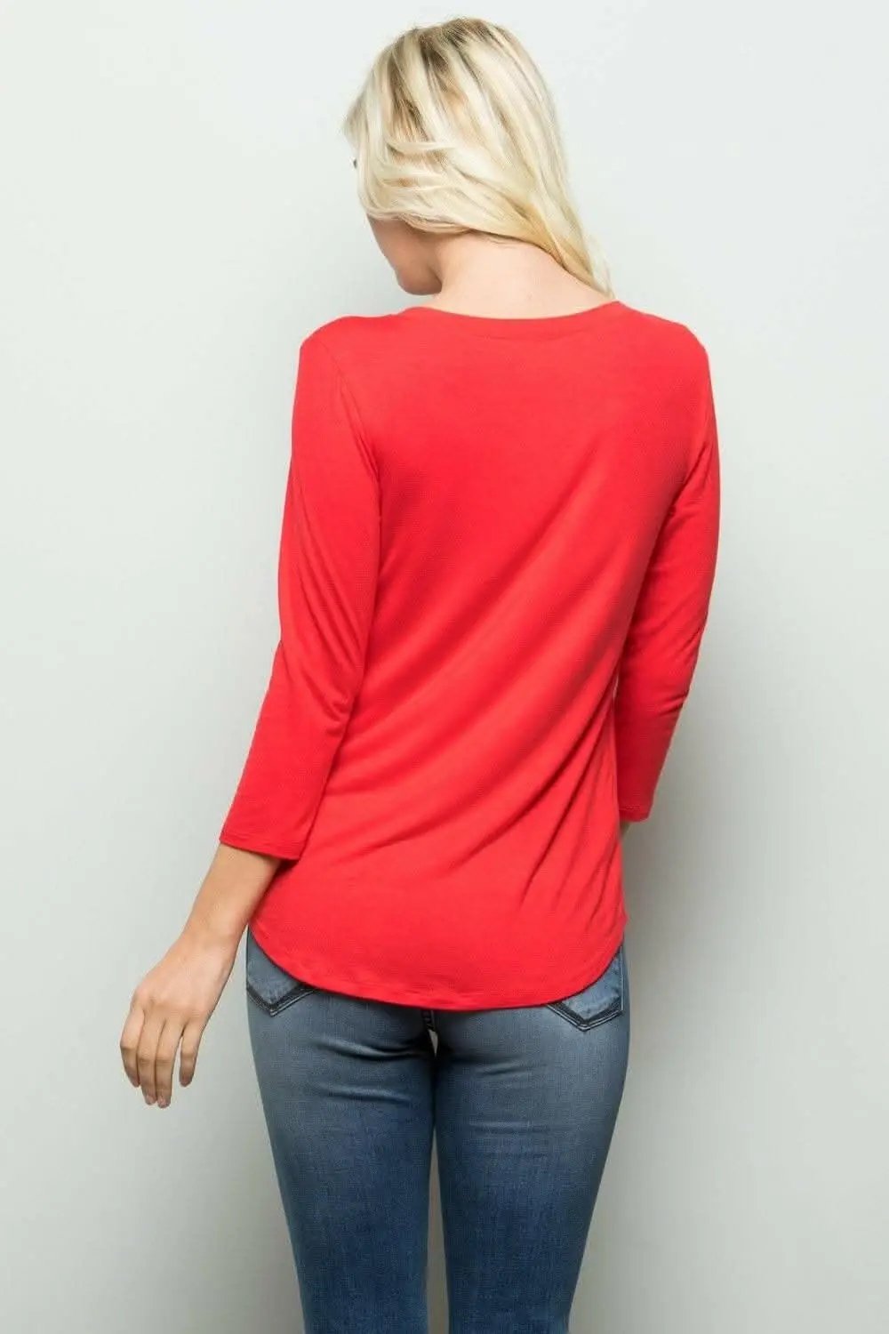 Women's T-Shirt - Soft & Breathable Everyday Wear - V-Neck
