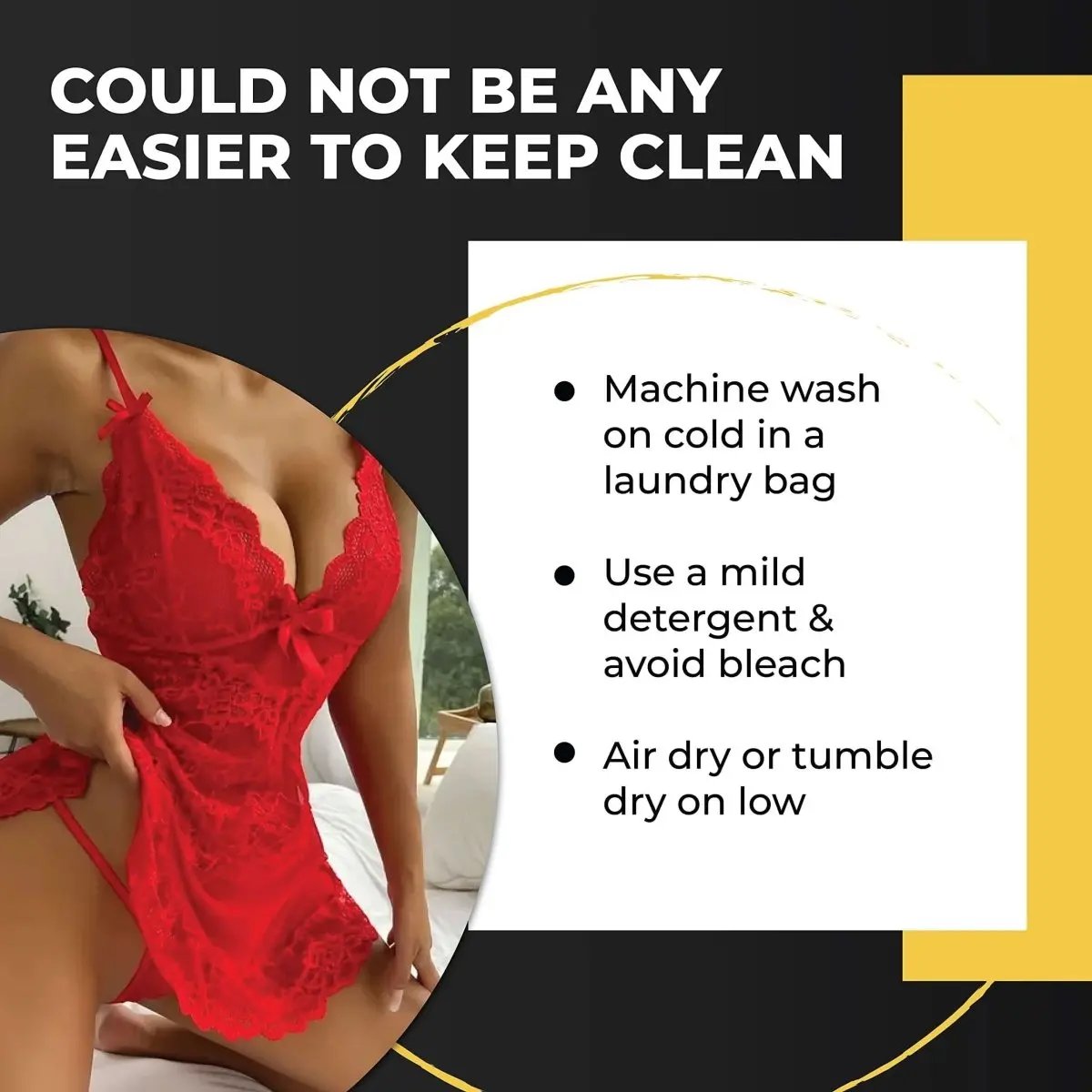 Dresses Love Salve Lingerie Lace Nightgown Dress – Babydoll Sleeveless See Through Sleepwear