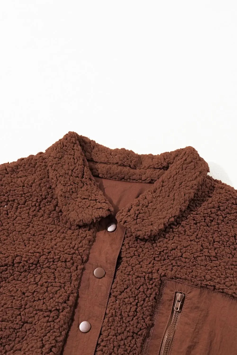 Jackets Love Salve Cozy red teddy bear jacket