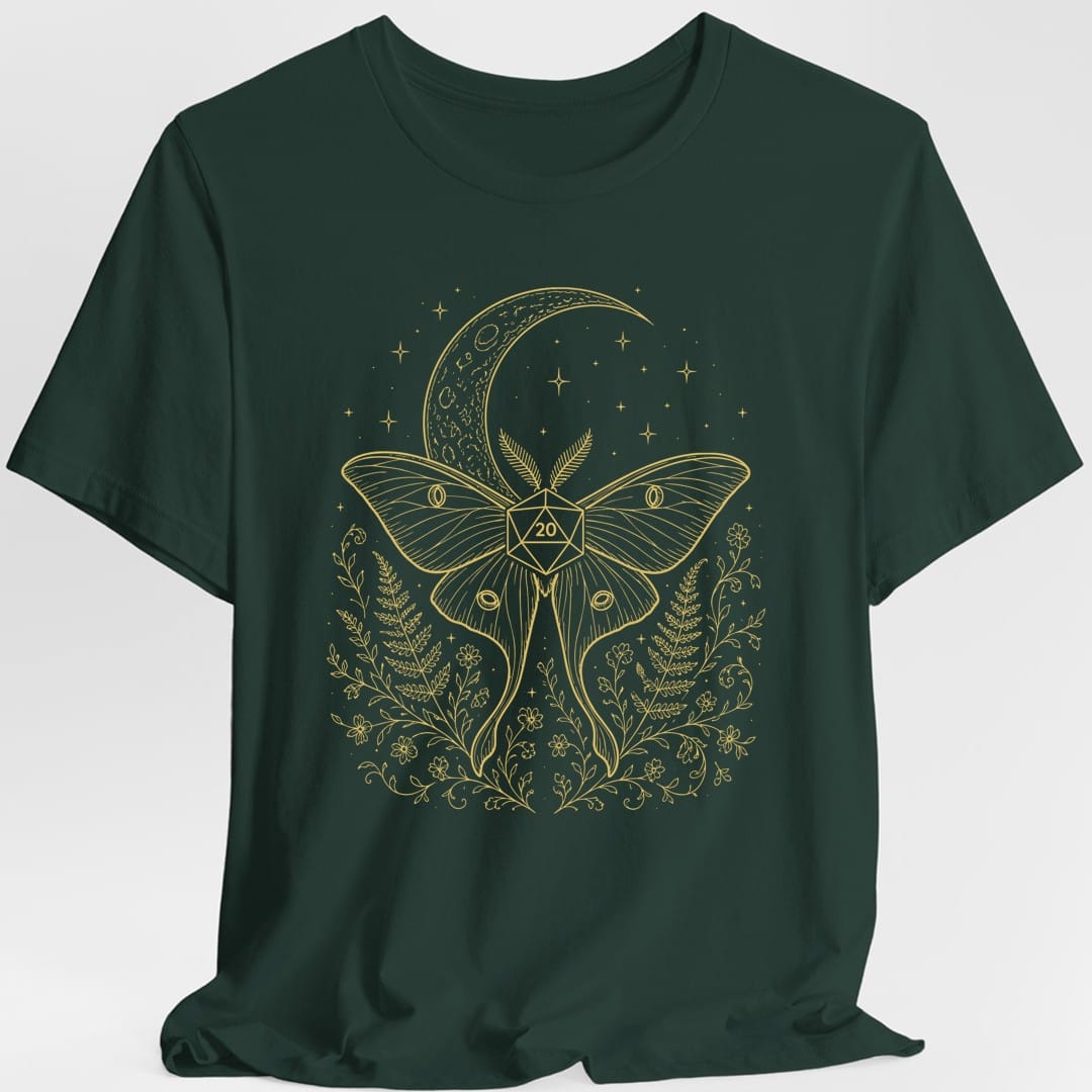Luna Moth D20 T-Shirt
