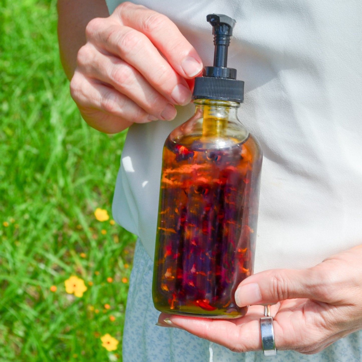 Aceite corporal natural Lymph Love - El mejor para masajes linfáticos