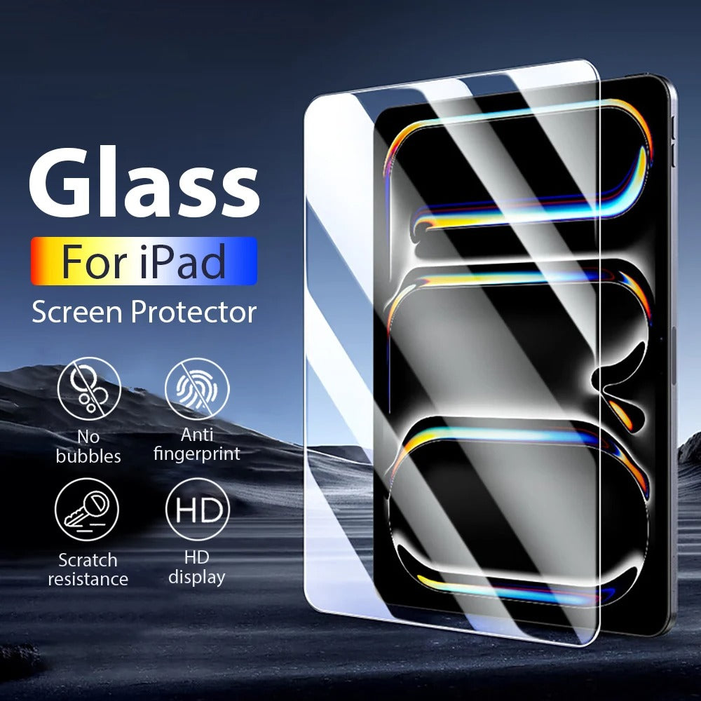 LÁMINA PROTECTORA DE PANTALLA CRISTAL TEMPLADO PARA IPAD