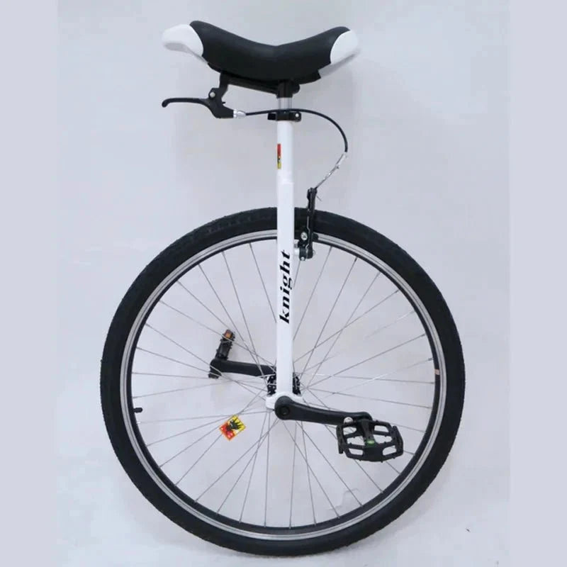 28" Unicycle with Brakes, Extra Large Heavy Duty Men Teens Boys Balance Bike, for Tall People Height 160-195Cm /63"-77"