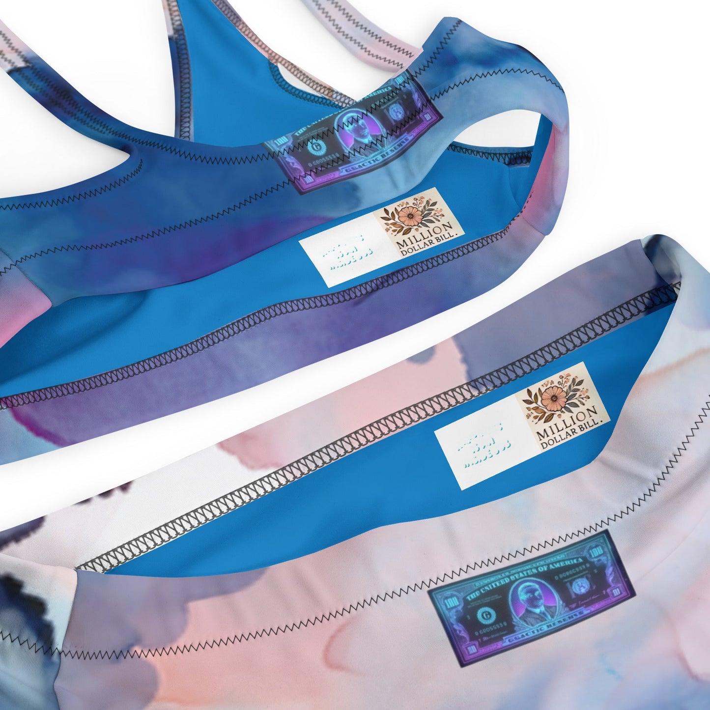 MDB Co. Galactic Reserve All-Over Print Recycled high-waisted bikini